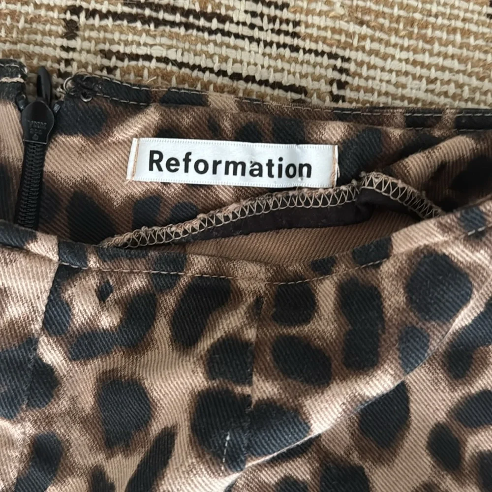 Reformation Marlon Leopard Print Pants - Picture 2 of 8